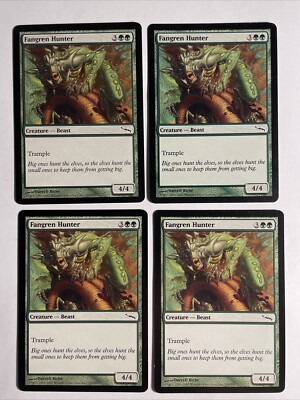 4x Mtg Mirrodin Fangren Hunter EX/NM Magic The Gathering