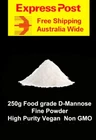 Pure D-Mannose Fine Powder 250g   - sugar -