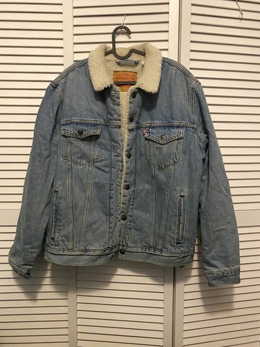 Levis Sherpa Jacket Denim Trucker 