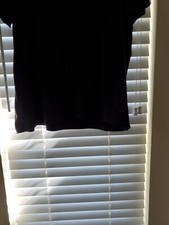 George Athletic Golf Polo Shirt Men's 2XL 50-52 BlackShort Sleeve Poly/spandex