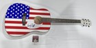GOVERNOR RON DESANTIS SIGNED USA FLAG ACOUSTIC GUITAR 2024 PRESIDENT JSA COA — photo 1