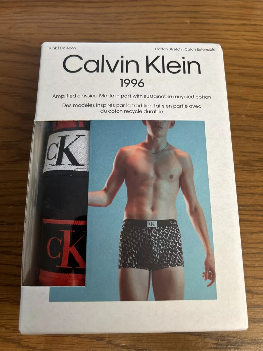 === Calvin Klein Men's (Medium) 1996 TRUNKS NB3528-912 (3 PACK)