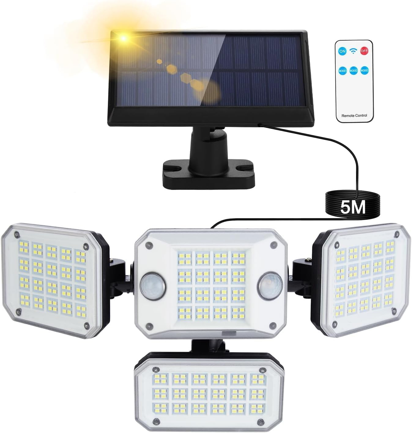 Lampada Solare Giardino 296 LED: Illumina i tuoi Spazi Esterni 3500LM