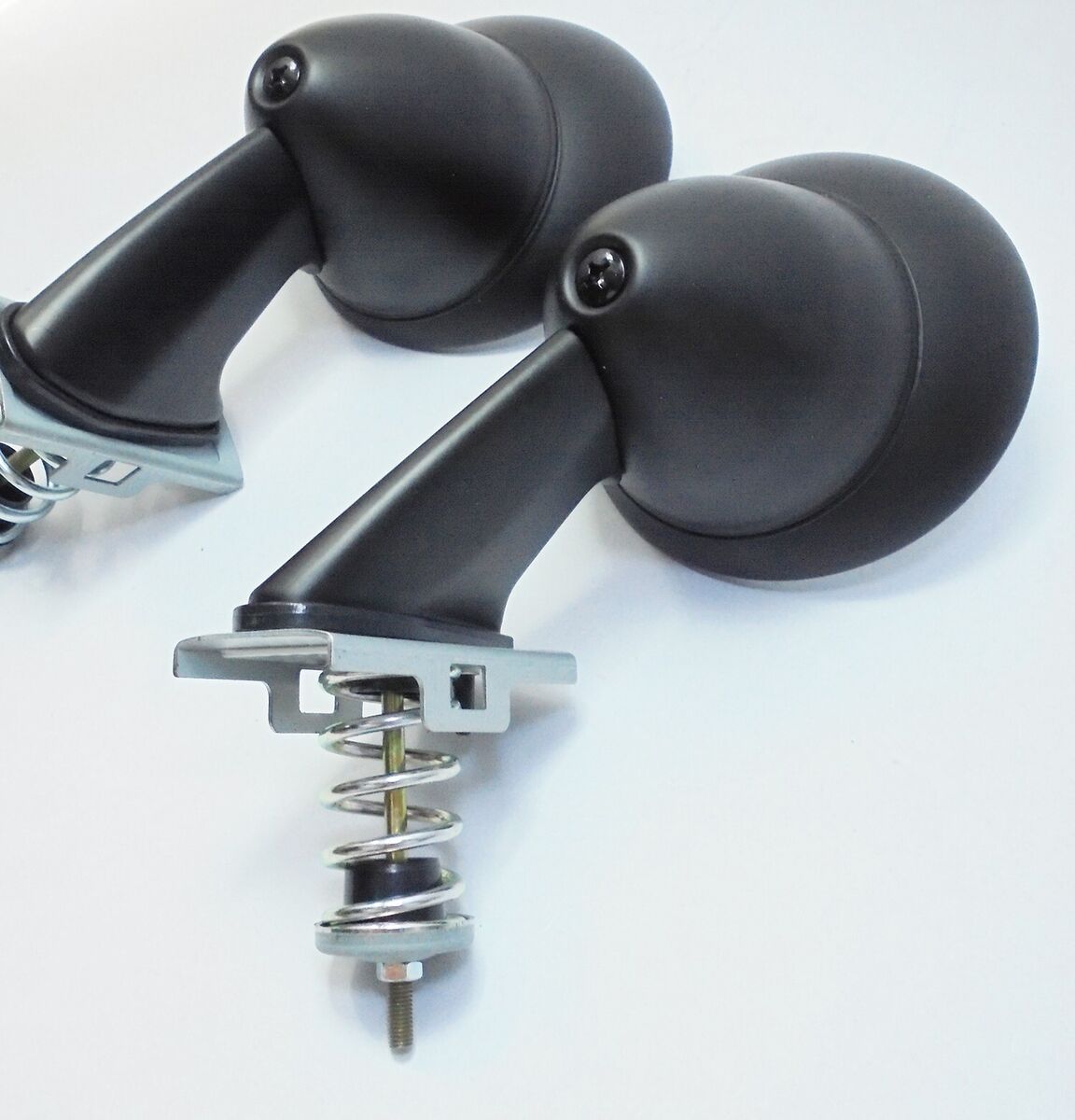GTR Style Vintage Fender Mirrors JDM Metal Pair RH&LH BLACK GTR Style Vintage Fender Mirrors JDM Metal Pair RH&LH BLACK