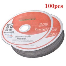 100 Piece 5"x0.040"x7/8" Cut-off Wheel - Metal And Stainless Steel Cutting Discs