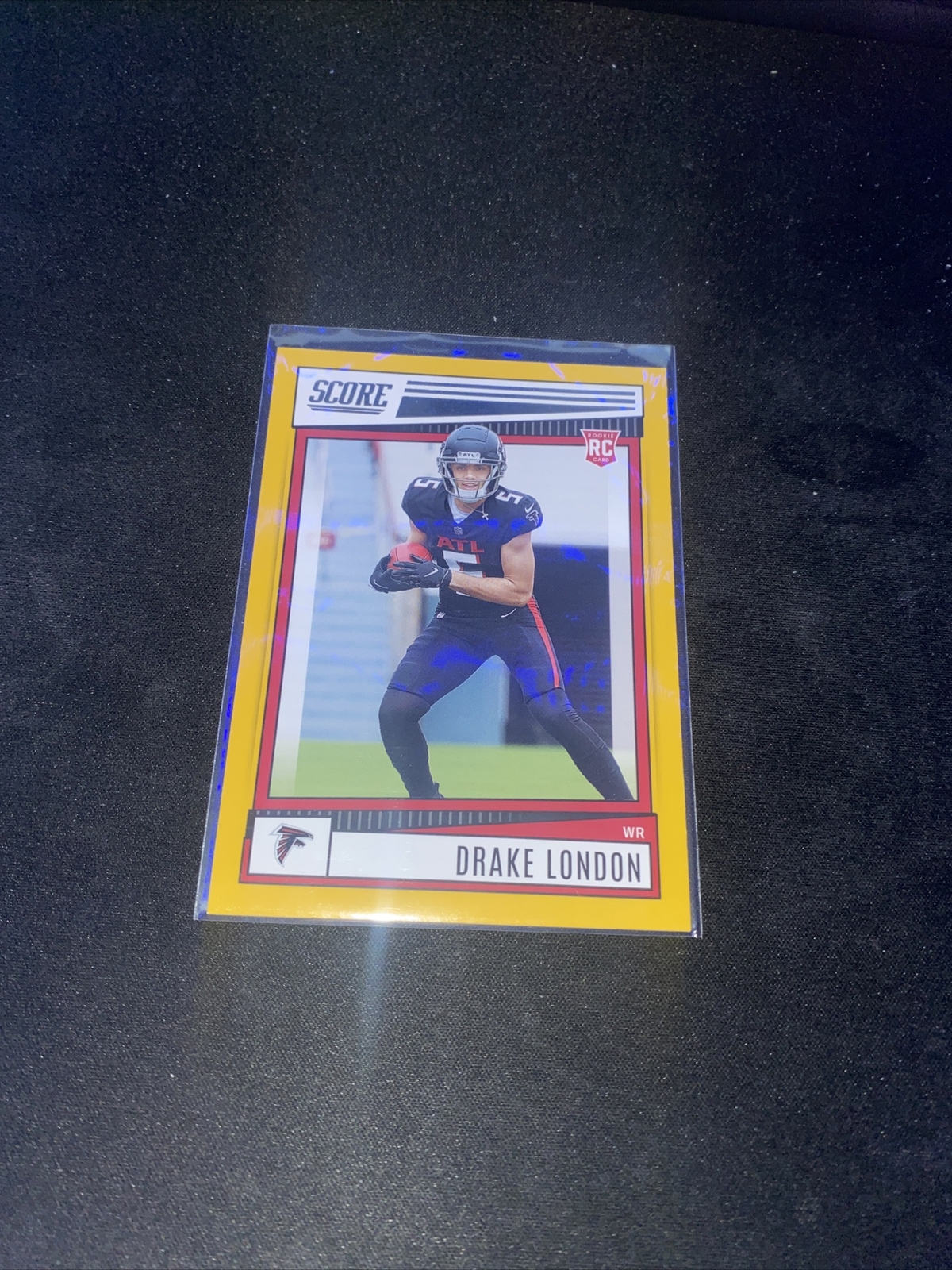 Drake London 2022 Panini Score Rookie Card #379 Atlanta Falcons Orange ...