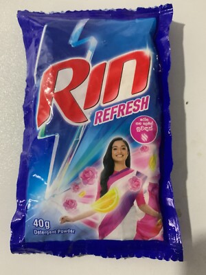 A 40g packet of washing powder
