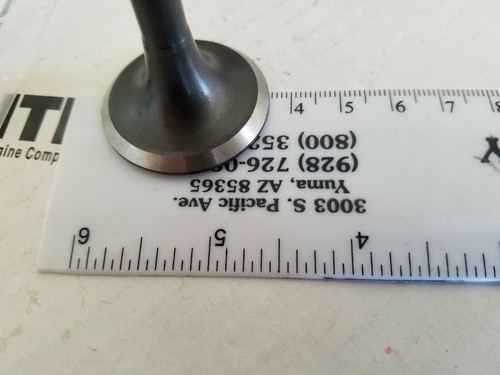 Set of (6) Exhaust Valves fits Datsun L26 & L28 Engines 260Z - 280Z - 280ZX - Picture 5 of 6