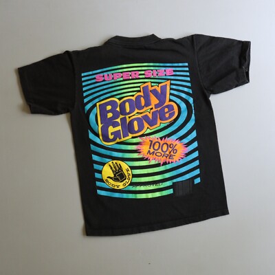 Vintage 90s Body Glove Kids Youth Boys Surf Logo T-Shirt Large L