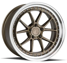 One 19x9.5 Aodhan DS08 5x120 +35   Flow Forged   Bronze Wheel