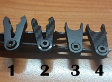 2x SUPPORTO REGGI BRACCIO - MICRO SEIKI TA-1 TA1 - CARBONIO STYLE O LISCIO