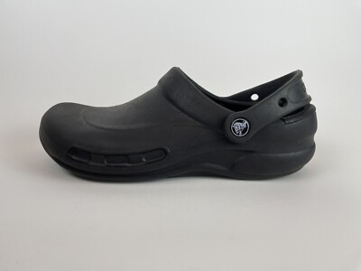 Crocs Mens Clogs Work Slip Resistant Close Toe Black Rubber  display picture 3