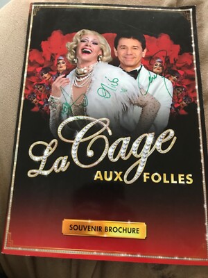 LA CAGE AUX FOLLES The Musical Tour Theater Programm JOHN PARTRIDGE MARTI WEBB