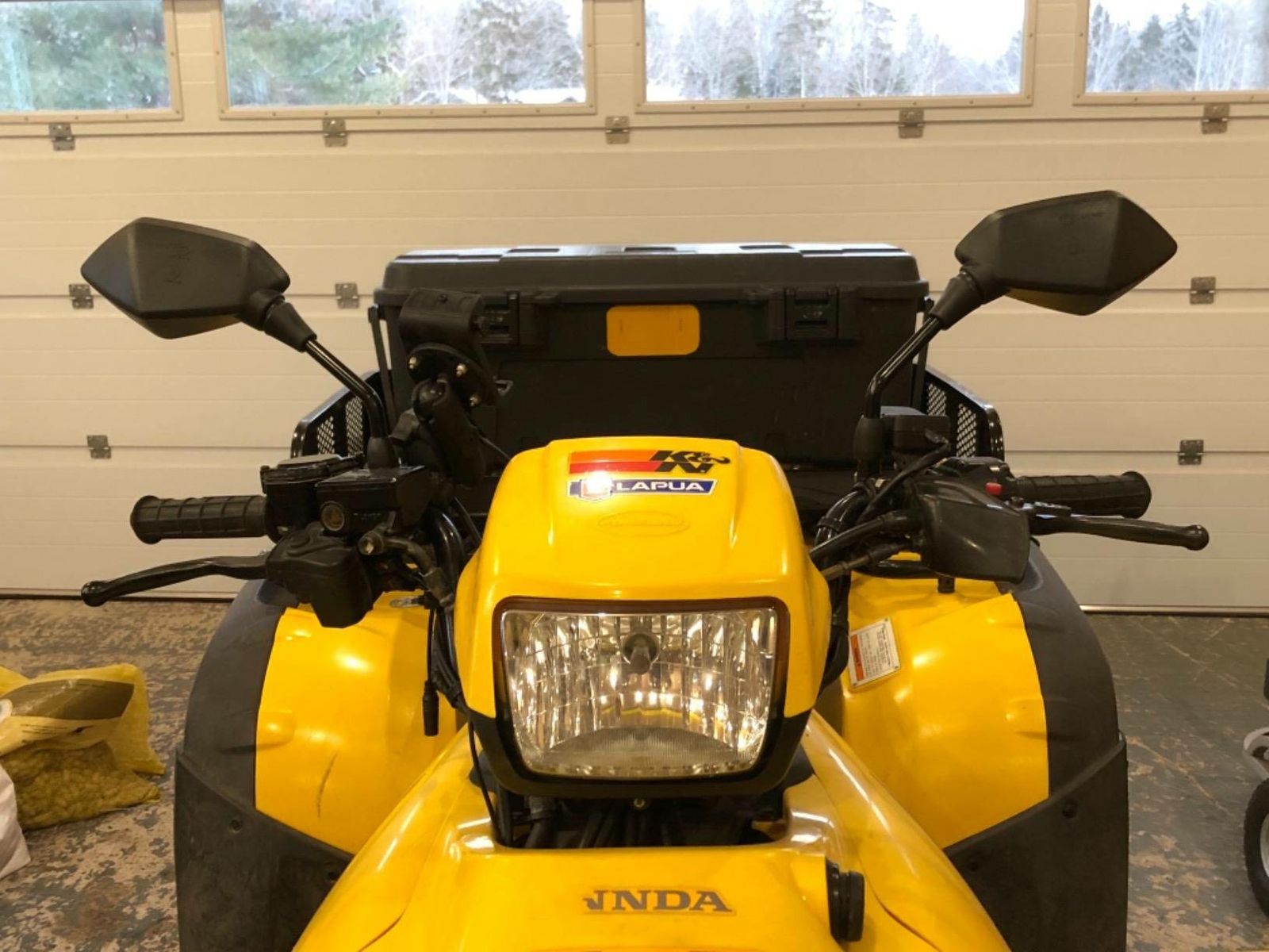 Rear View Side Mirrors for ATV Honda Rubicon Rincon Can Am ATV