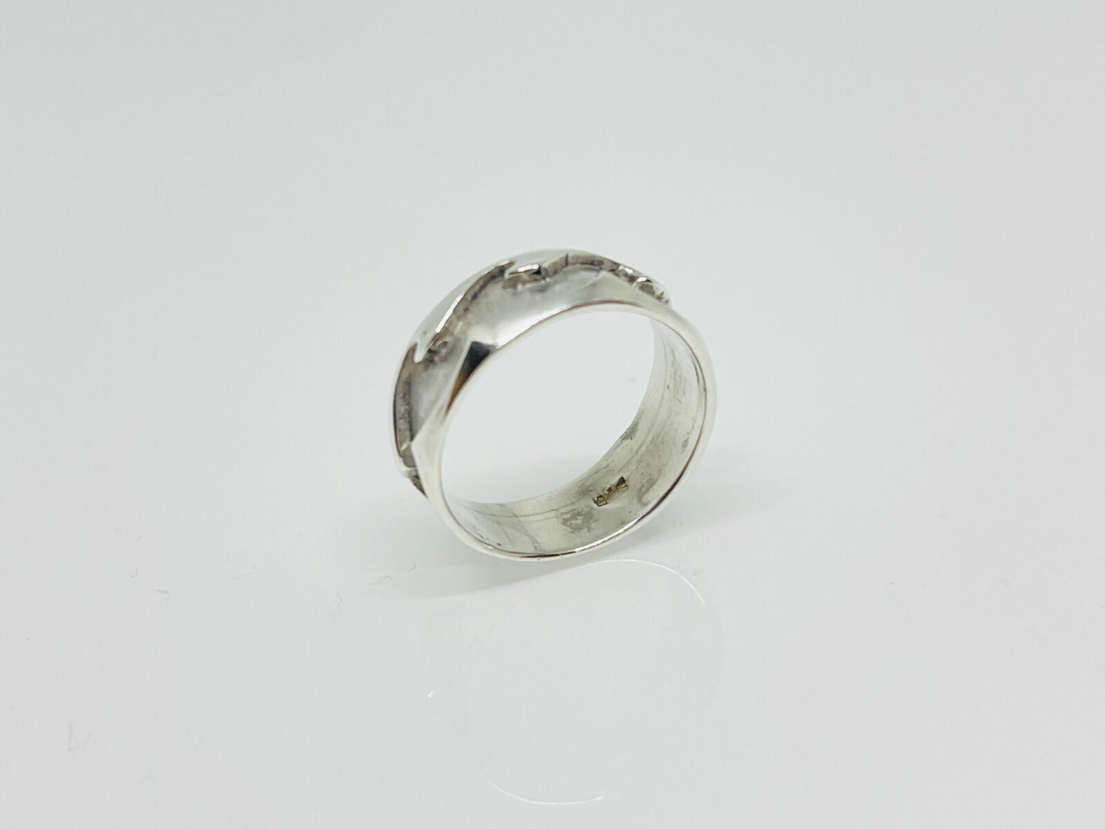 Fabulous Solid Patterned Band Ring 925 Silver Siz… - image 9