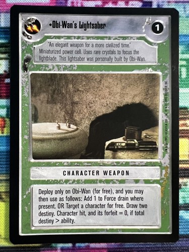 Obi-Wan's Lightsaber card