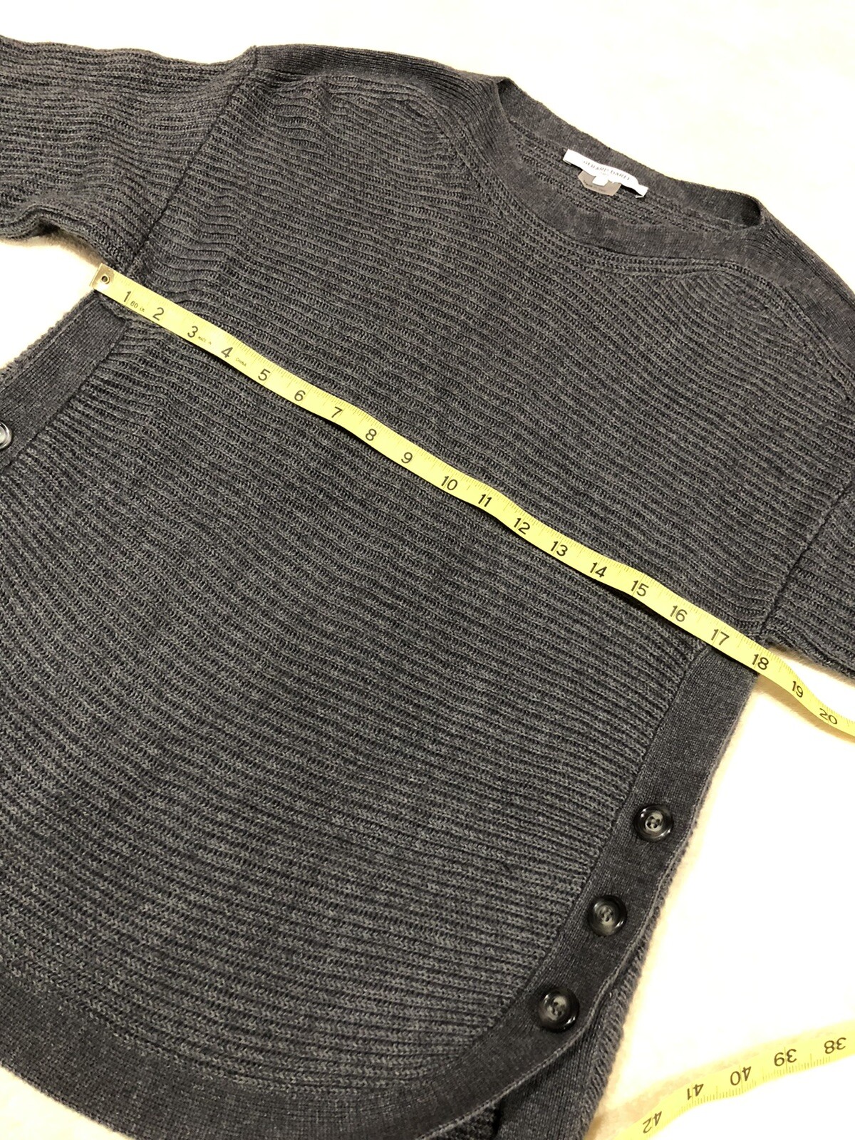 gerard darel daniela side button gray sweater siz… - image 8