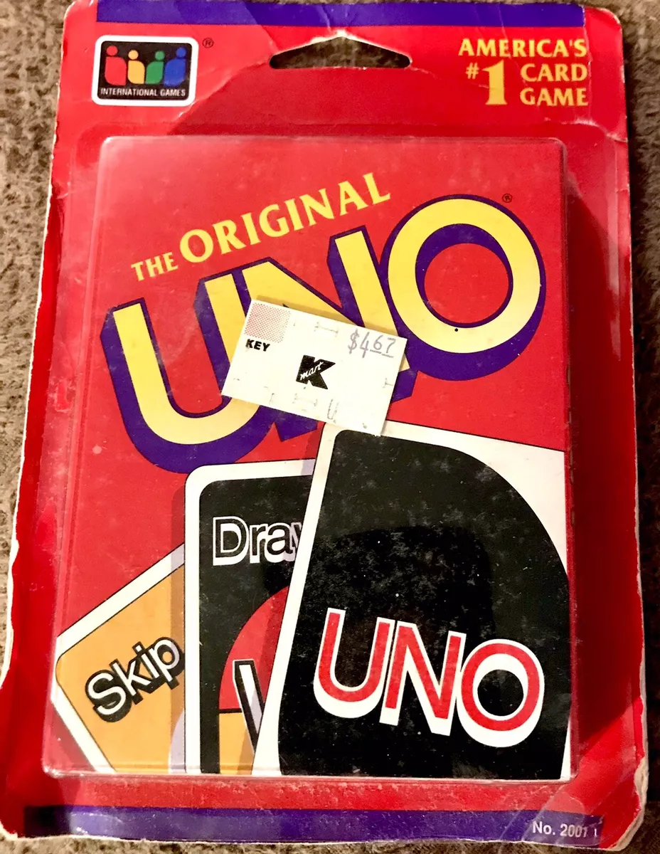 1979 UNO Card Game Complete in Original Plastic Box 