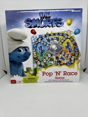 The Smurfs Pop 'N' Race Game NIB Sealed