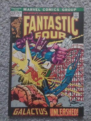 Fantastic Four #122 Silver Surfer Galactus! Marvel 1972