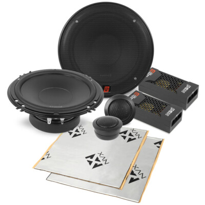 Cerwin-Vega XED650C 6.5'' Component Speaker System with Sound Damping