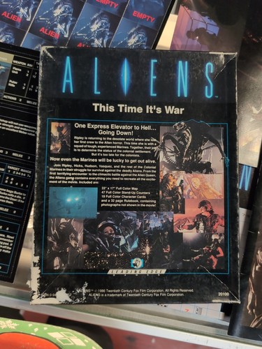 ALIENS Game in Box & The Expansion Set by Leading Edge Games HTF RPG Board Game - Picture 23 of 23