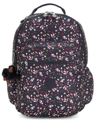 kipling floral backpack