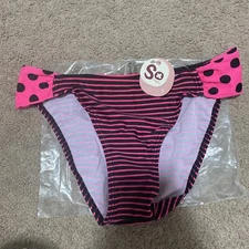 Women’s New W/Tag SO Bikini Bottoms Swimsuit Size S