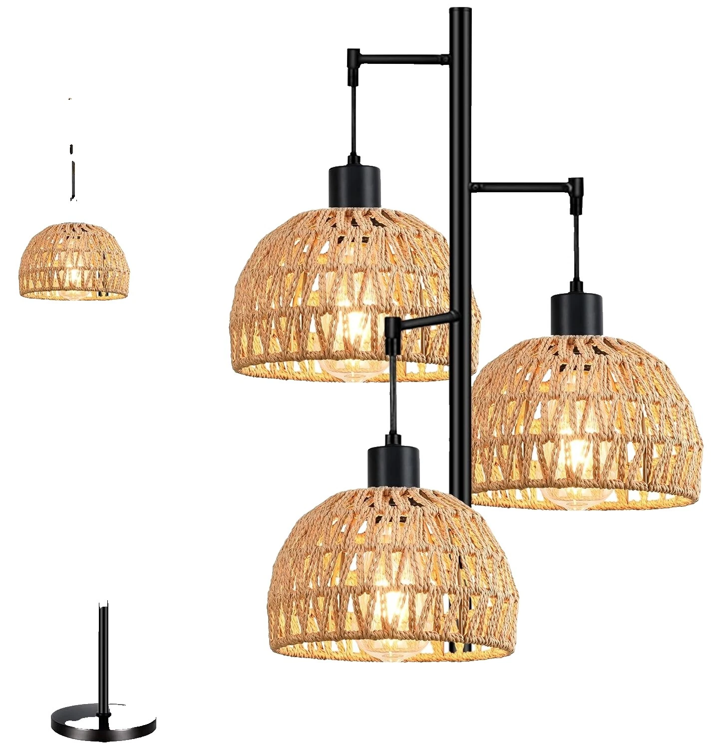 Rattan Bedroom Floor Lamps