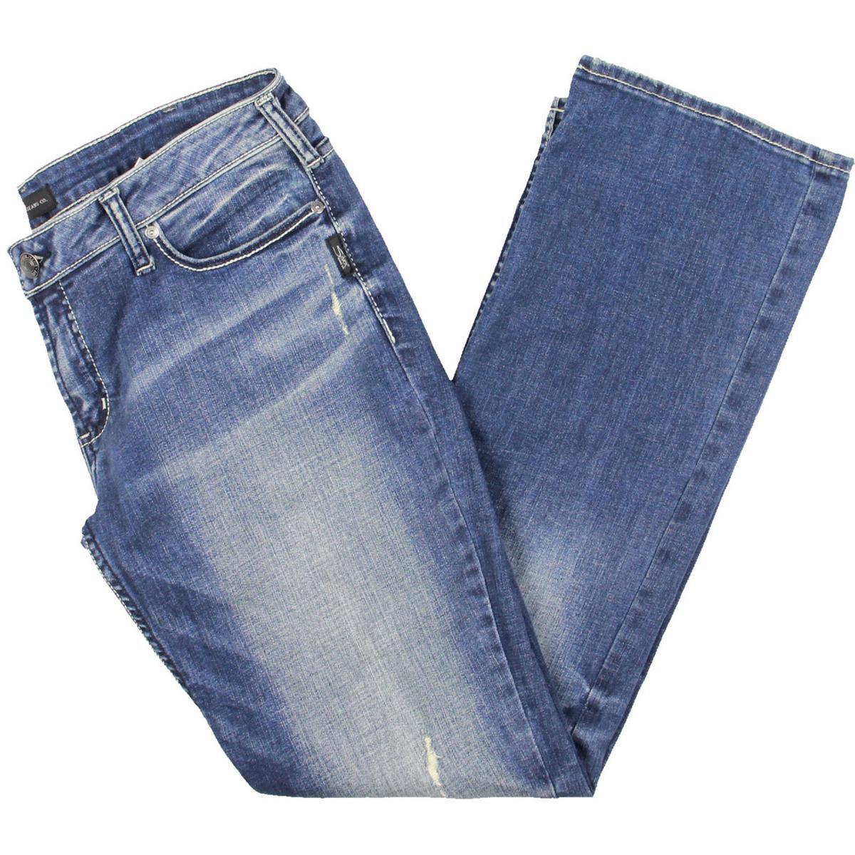 Silver Jeans Co. Женские джинсы Tuesday Blue Denim, зауженные к низу, 33/31 BHFO 4414