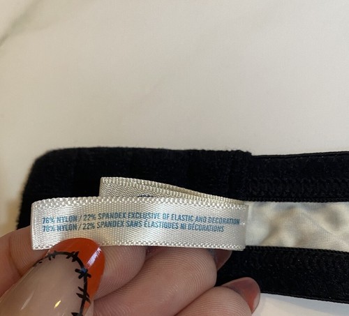 Vintage Y2K Aerie Bra Paige Padded Push Up Bra Black White Geometric 34C NWOT - Picture 12 of 17