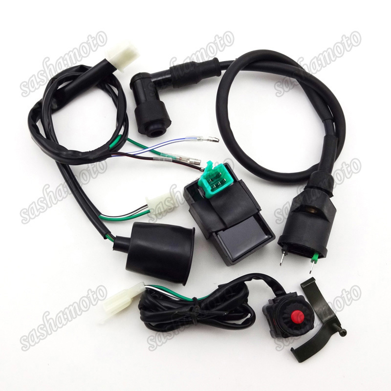STONEDER Racing Ignition Coil AC CDI Box Wiring Loom Harness Kill Switch For 50-160cc Pit Dirt Bike Acquista In Modo Economico - Spedizione Gratuita, Recensioni Reali Con Foto