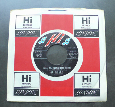 7'' Al Green - Call Me - US Hi