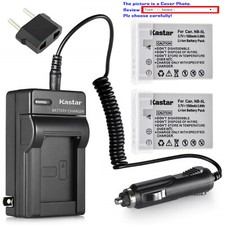 Kastar Battery Travel Charger for Canon NB-5LH CB-2LXE Canon PowerShot SD700 IS