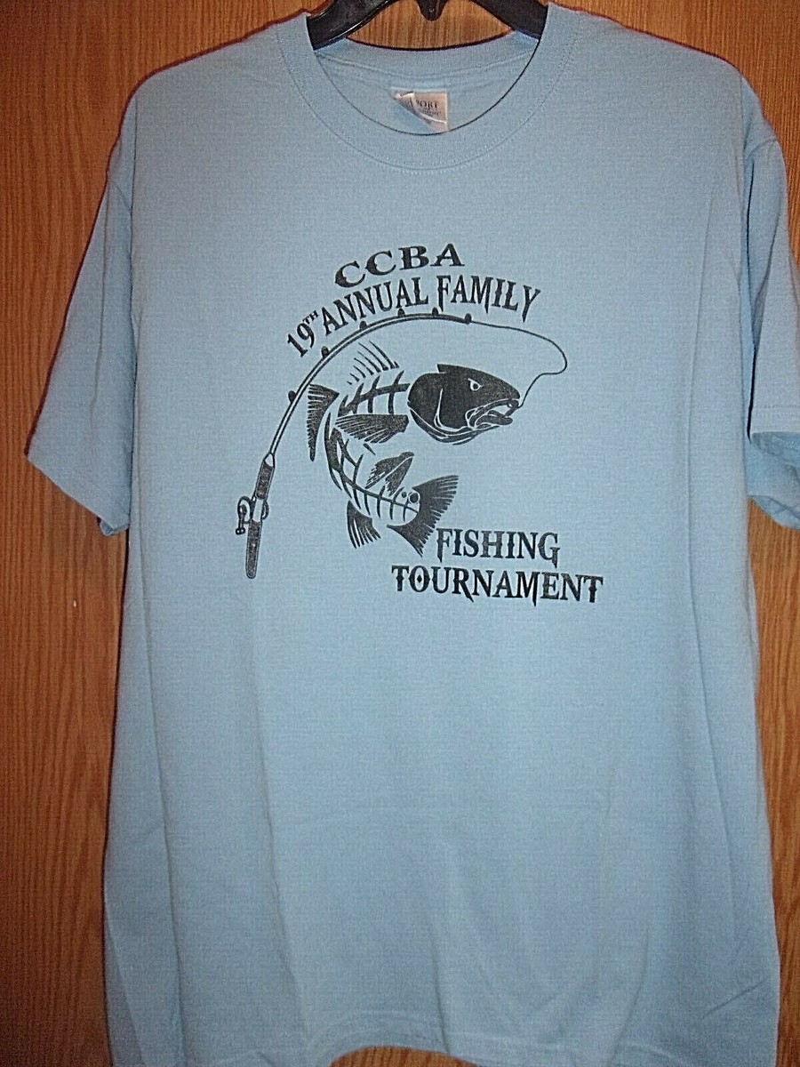 Fishing CCBA19th annual Family Fishing Tournament blue L t Shirt Citrus  County | eBay