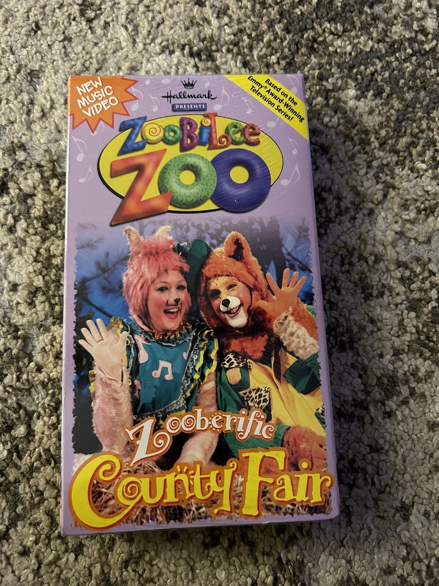 Zoobilee Zoo Zooberific County Fair VHS Tape Hallmark