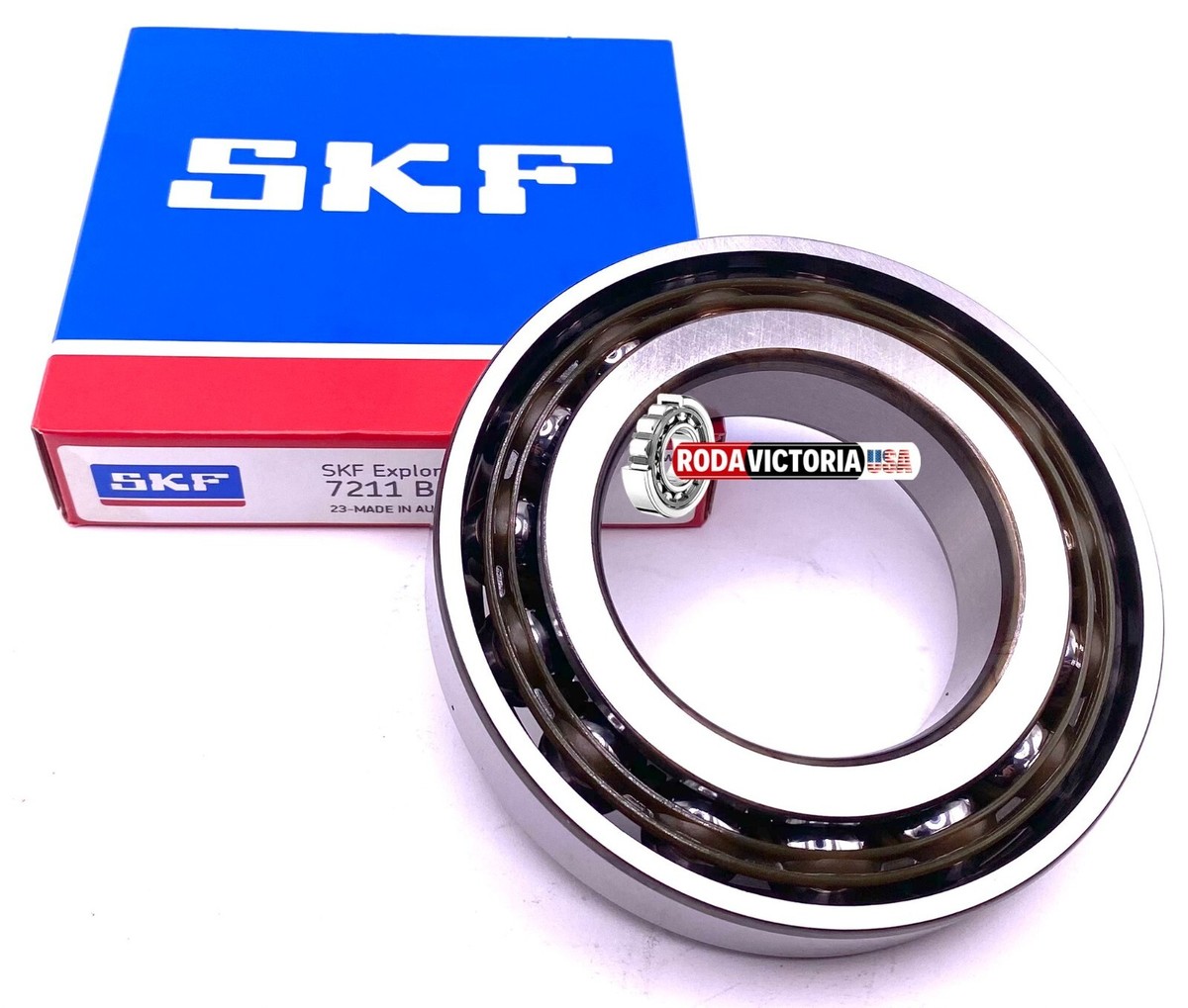 トイリング SKF 7211 BEGAP ANGULAR CONTACT BALL BEARING 55x100x21mm | eBay