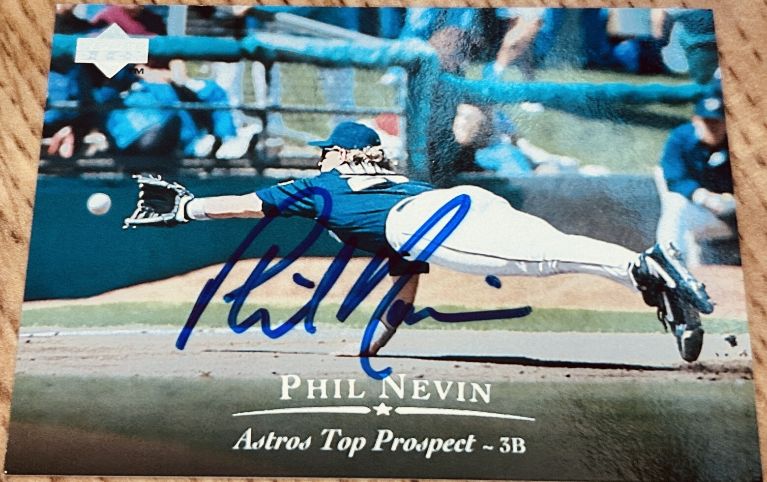 Phil Nevin signed 1995 Upper Deck UD Minors baseball card Houston Astros Padres
