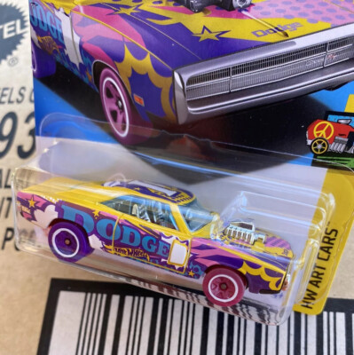 🔥RARE 2024 Hot Wheels 70 Dodge Charger R/T HW Art Cars 108