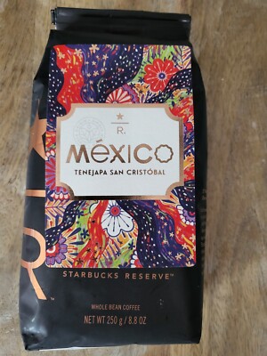 Starbucks Reserve 2025 MEXICO Tenejapa San Cristobal Coffee Beans - BB Aug 7 '25