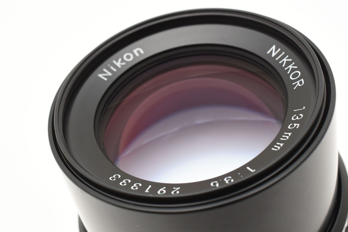 【美品】Ai-s Nikkor 135mm f/3.5 レンズ Nikon Nikkor 135mm f3.5 AI Manual Focus Lens -Clean- [EXC]