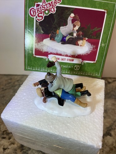 Dept 56 A Christmas Story The Last Straw Ralphie Beats Bully Scut Farkus Fight - Picture 5 of 12