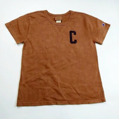Women 100% authentic champion S/S t-shirt size Medium brown