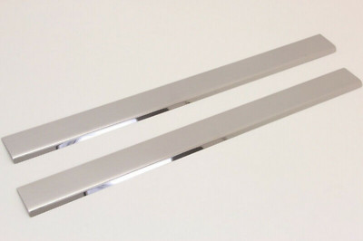 Recambo stainless steel door entry sills chrome matt for Opel Astra H GTC CC TwinTop