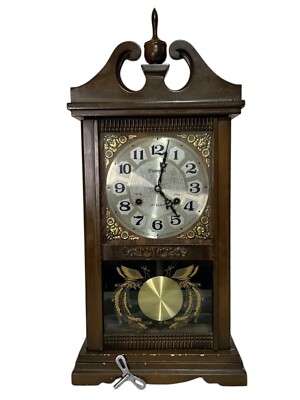 Vintage Champion 31 Day Mantel Wall Clock Hour & Half Hour Chime