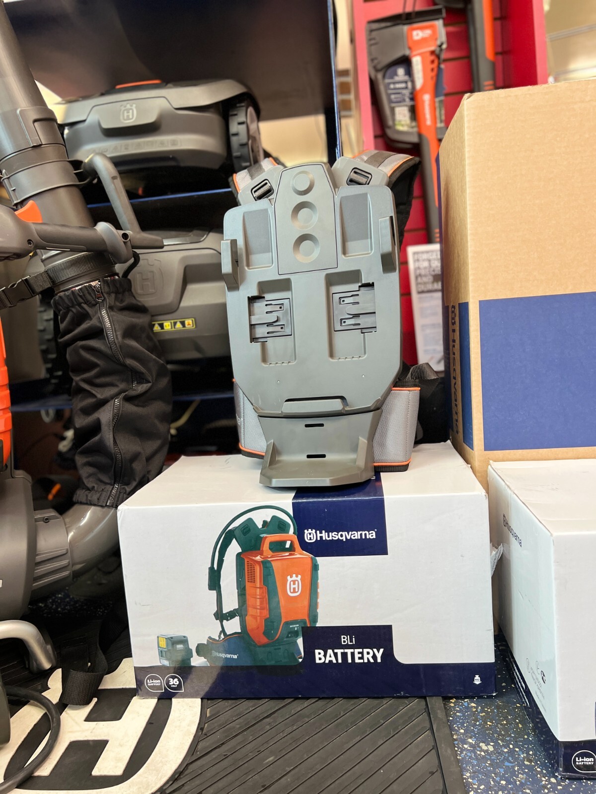 550iBTX BLi950X Husqvarna Battery Backpack PRO Leaf Blower Kit eBay