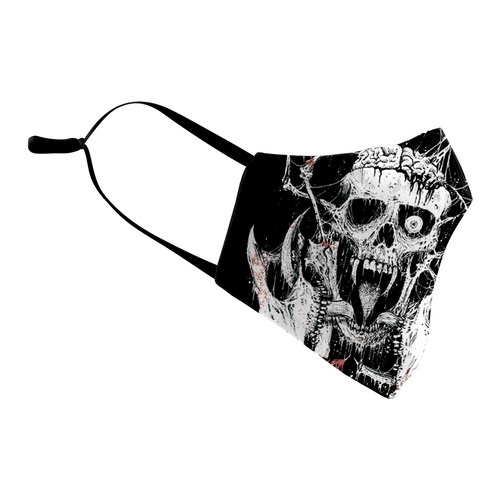 Adult Protective 3D Facemasks Adjustable Horror Skull Crossbones Cool Mouth Mask - Picture 16 of 48