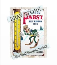 bar club beer brewery drink tavern mancave Skiing metal tin sign bardecors