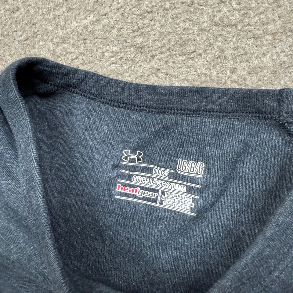 Camiseta gráfica Muhammad Ali Under Armour para hombre talla L gris boxeo UA elástica Foto 2 de 4