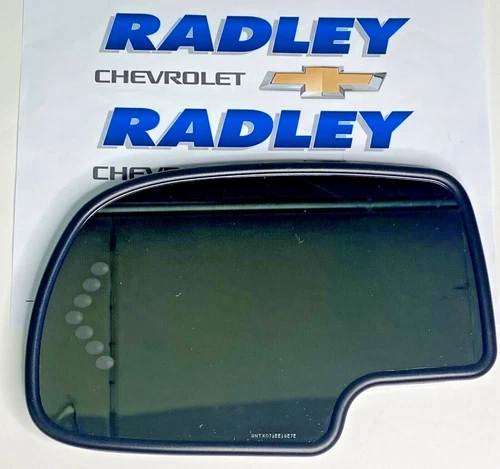 NEW GM OEM OUTSIDE MIRRORS- FRONT DOOR- MIRROR GLASS LEFT GMC CHEVY 88944391